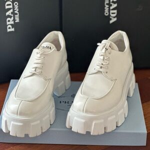 Prada platform shoes
